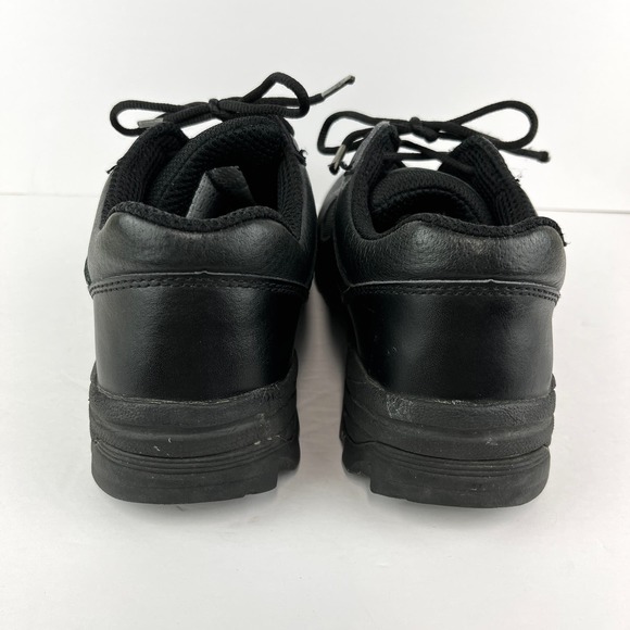 THOROGOOD Oil Slip Resistant Black Leather Lace Up Work Shoes Mens Size 9.5 W - Picture 4 of 7